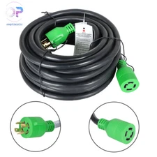 25/50/75 ft 30 Amp RV Extension Power Cord Twist Lock NEMA L14-30P/NEMA L14-30R