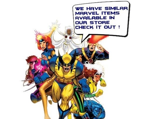 Marvel X-Men Logo Metal Silver Keychain 3D X-Men Keyring Marvel Comics / Movies - Picture 3 of 3