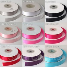 22meter Full Reel 15mm Satin Ribbon High quality Roll Scrapbooking Craft 25yards