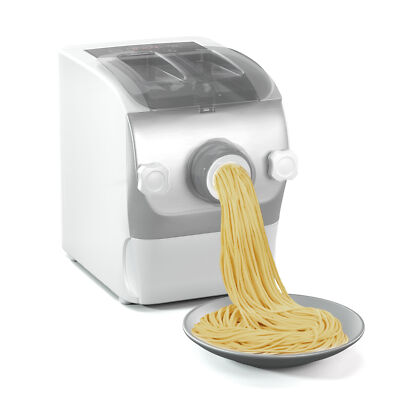 Klarstein Pastamania Nudelmaschine Pastamaker 260W 7 Aufsätze 500 g LED weiß