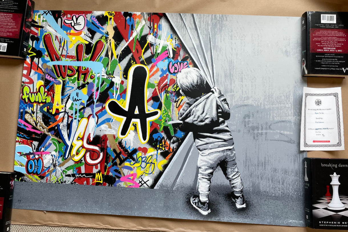 Martin Whatson Beyond The Wall (PP edition) w/ COA Graffiti POP