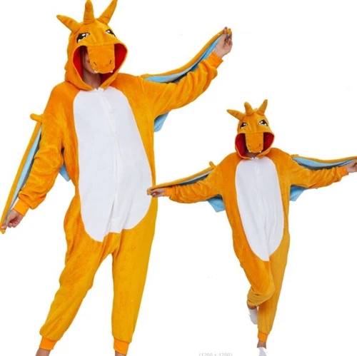 Adults Pokemon Costume Kigurumi Pajamas Sleepwear Pyjamas Pikachu Gengar Cosplay - Picture 16 of 65