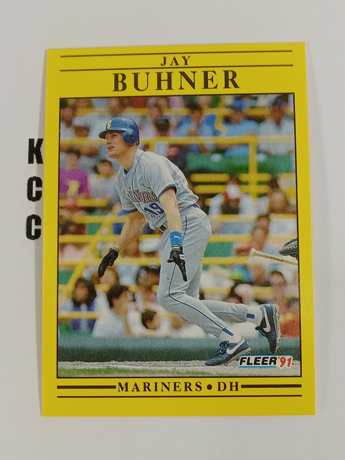 1991 Fleer MLB Baseball Seattle Mariners #446 Jay Buhner