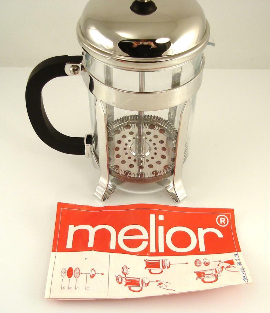 VGC MELIOR PYREX FRANCE 6 Cup French Press Coffee Maker Plunger (ME) eBay