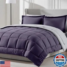 Nestl California King Comforter Set 7 Piece - Reversible Cal King Comforter S