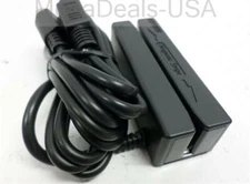 ID Tech MiniMag II Tracks 1, 2 & 3 PS/2 Black CC Reader IDMB-333133B