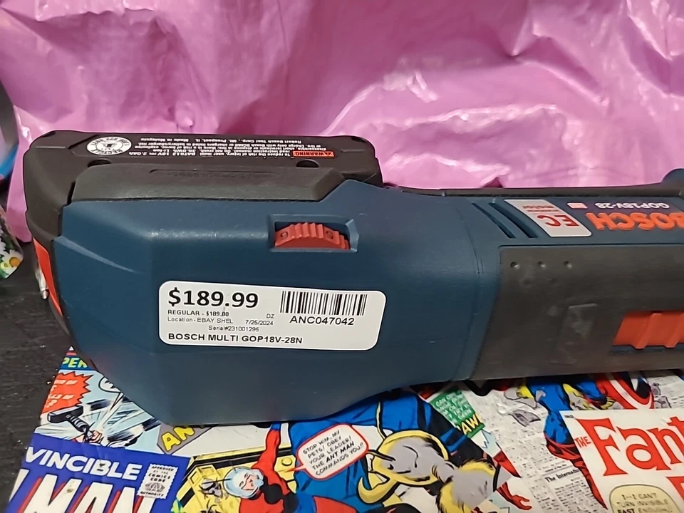 Multiherramienta oscilante Bosch GOP18V-28 18V EC con cargador StarlockPlus con 2 baterías Foto 4 de 4