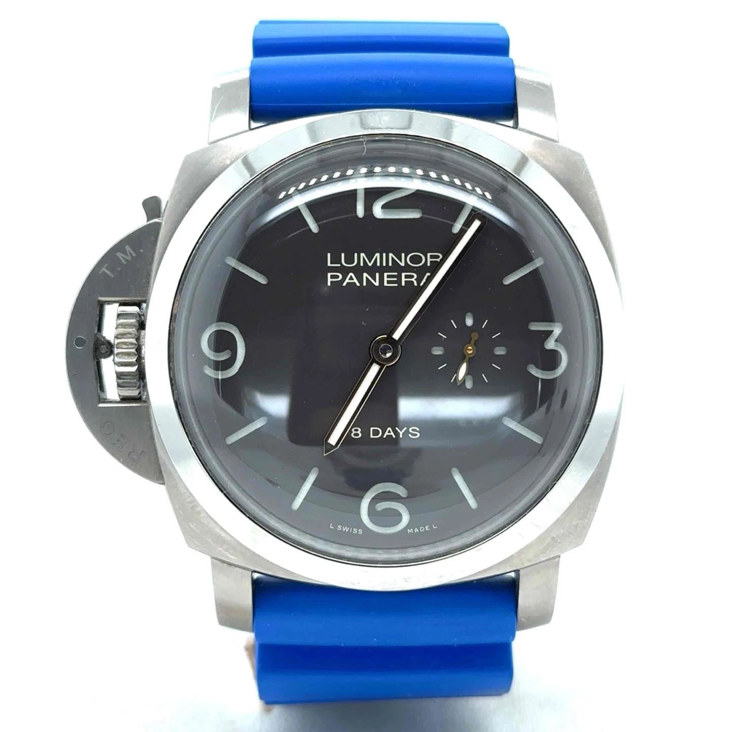 Panerai — Panerai Luminor Left-Hand 8 Days Manual Wind 47mm Titanium Men's Watch PAM00368