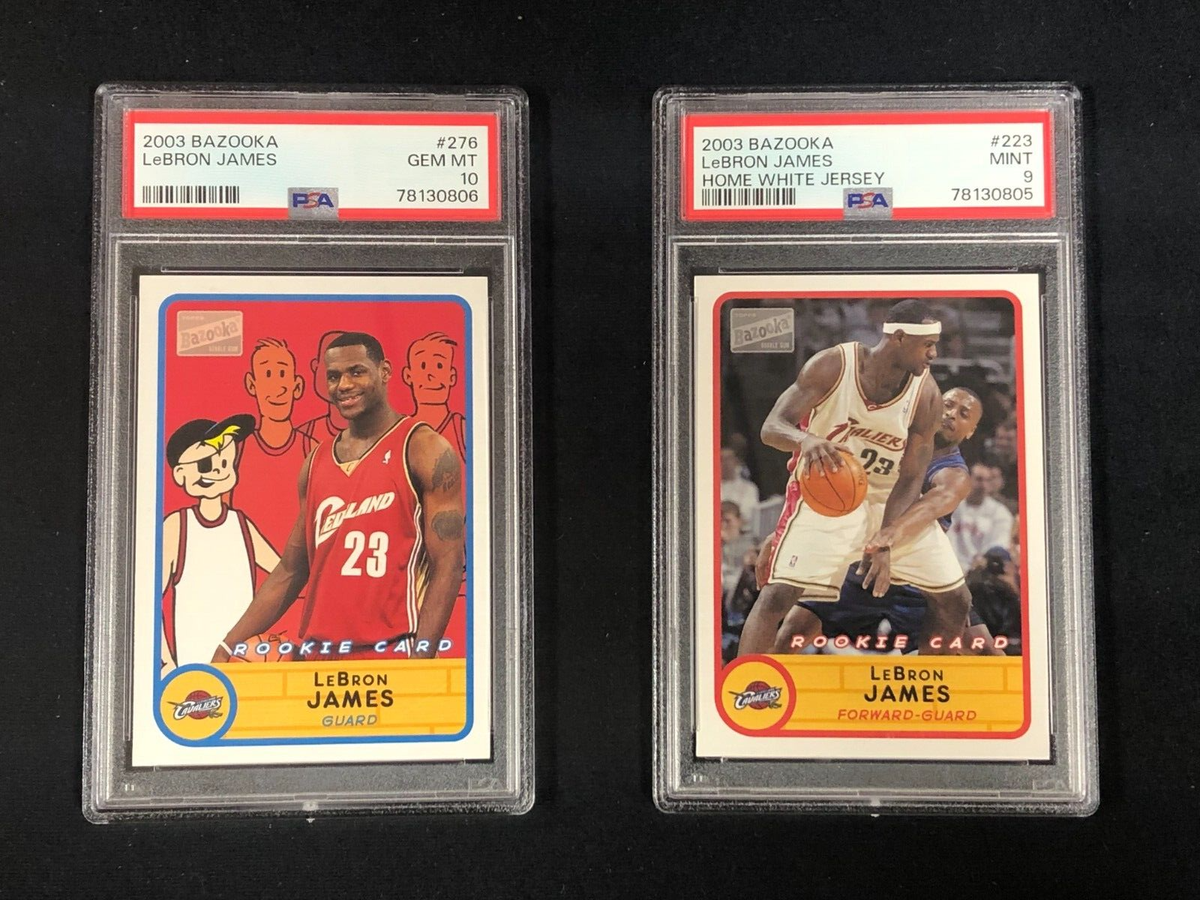 03-04 Bazooka レブロン・ジェームズ 276 2003-04 Bazooka Complete Set LeBron James RC #276 PSA 10