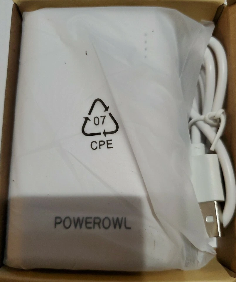 Карманное портативное зарядное устройство для быстрой зарядки POWEROWL 10000 мАч двойное высокоскоростное O... - Изображение 2 из 4