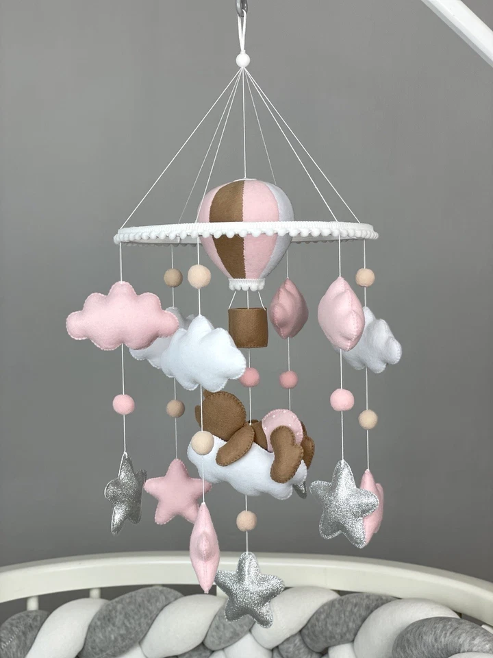 Медведь baby мобильная кроватка воздушный шар детский мобильный войлок Baby mobile girl детской темы - Изображение 3 из 4