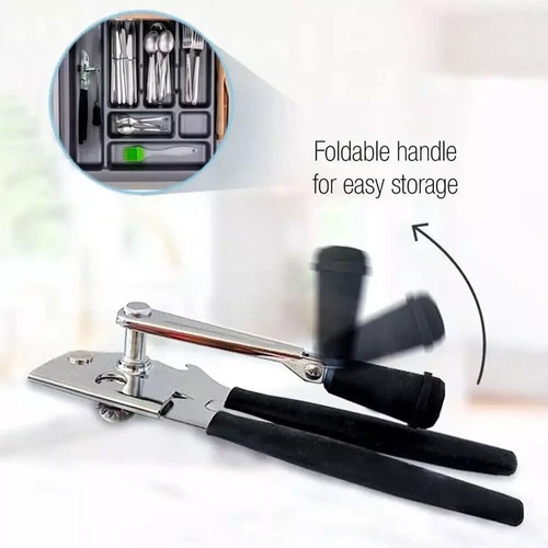 Commercial Can Opener Hand Crank Can Opener Manual Easy for Big Cans - Picture 10 of 10