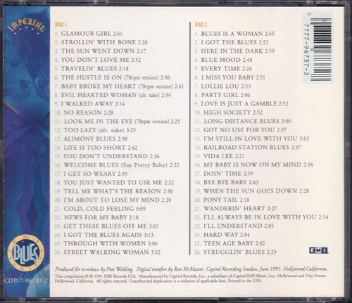 2-CD: T-BONE WALKER - The Complete Imperial Recordings, 1950-1954 - Imagen 1 de 2