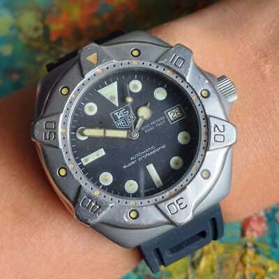 VINTAGE TAG HEUER SUPER PROFESSIONAL DIVER 1000M AUTOMATIC VINTAGE TAG HEUER SUPER PROFESSIONAL DIVER 1000M AUTOMATIC