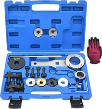 Camshaft Crankshaft Engine Timing Tool Kit Compatible with Audi VW VAG 2006-2018