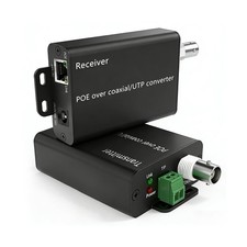   NEW PoE Over Coax Converter  IP Data Transmission  Up to 3000ft