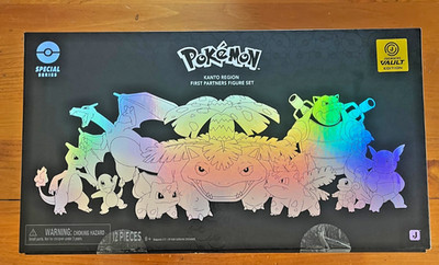 Pokemon Special Series Kanto Region First Partners Figure Set Jazwares Vault ED