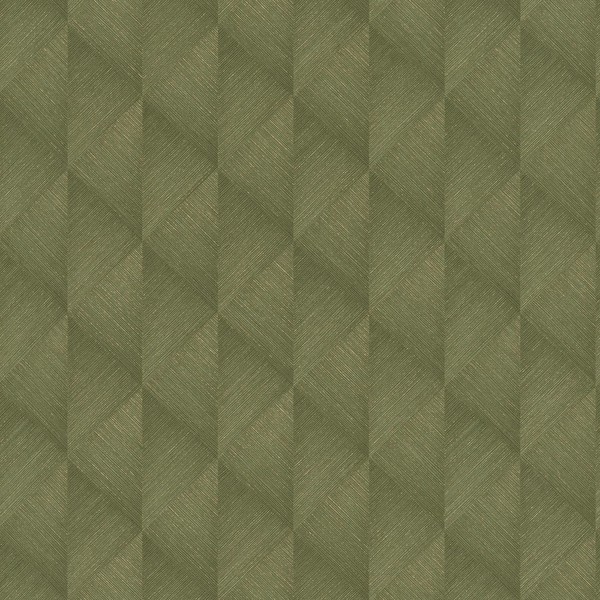 GrüNe Geometrische Struktur Tapete Rasch 687941 Vinyl 10M Rolle Modern-image