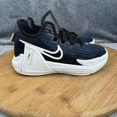 #ad Nike Boys LeBron Witness IV Size 11C Shoe Blue Black White Basketball Sneaker $14.99