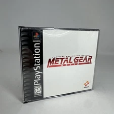 Metal Gear Solid - Sony Playstation Black Label - No Manual - Discs Excellent