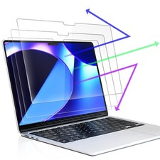 Screen Protector 3-Pack Anti Blue Light UV Blocker for MacBook Air 13.6/13
