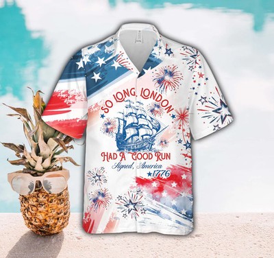 So Long London Had Good Run Hawaiian Shirt