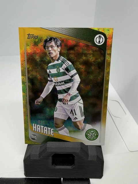 2026 Topps UEFA Reo Hatate Superfractor Foil 1/1 #40 Celtic Japan