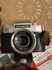Zeiss ikon Voigtlander Contralex 126 Hard Cover Black With Book Instruction