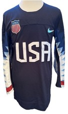 Nike Authentic 2018 Olympic National Team USA IIHF SEWN Hockey Jersey Size S NWT
