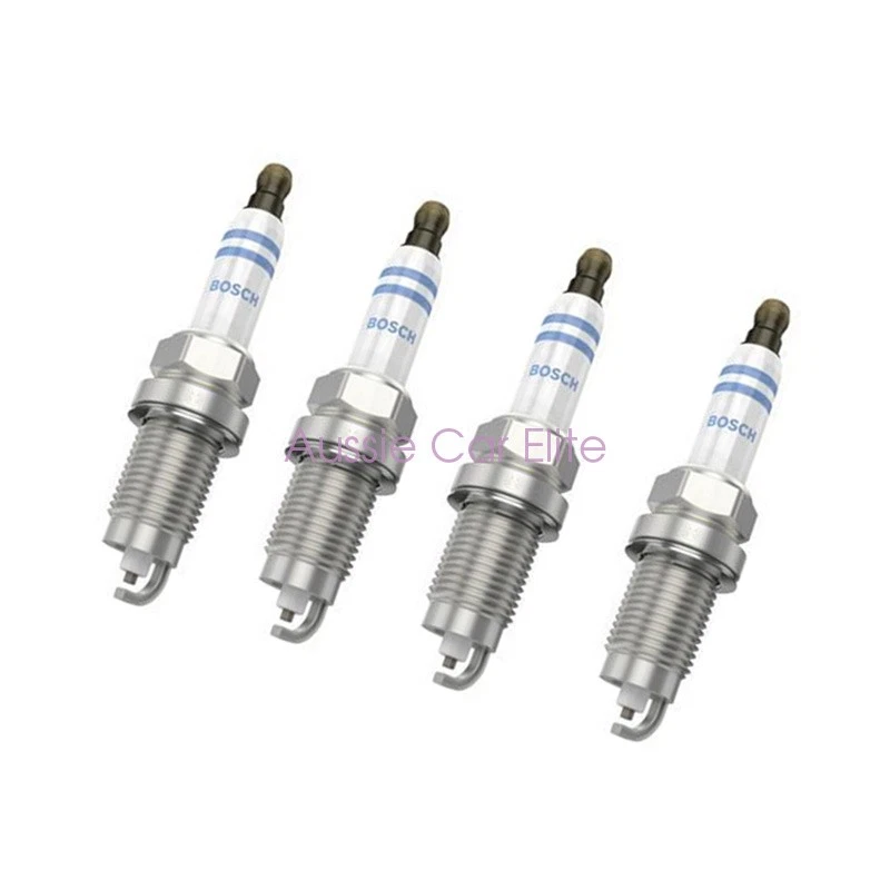 101000063AA 101000033AF OEM 4x Bosch Spark Plug For 1996-2009 Audi A4 A6 TT 1.8T - Image 3 of 4