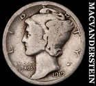 1919-D Mercury Dime- Silver- Semi Key Better Date No Reserve #J3118
