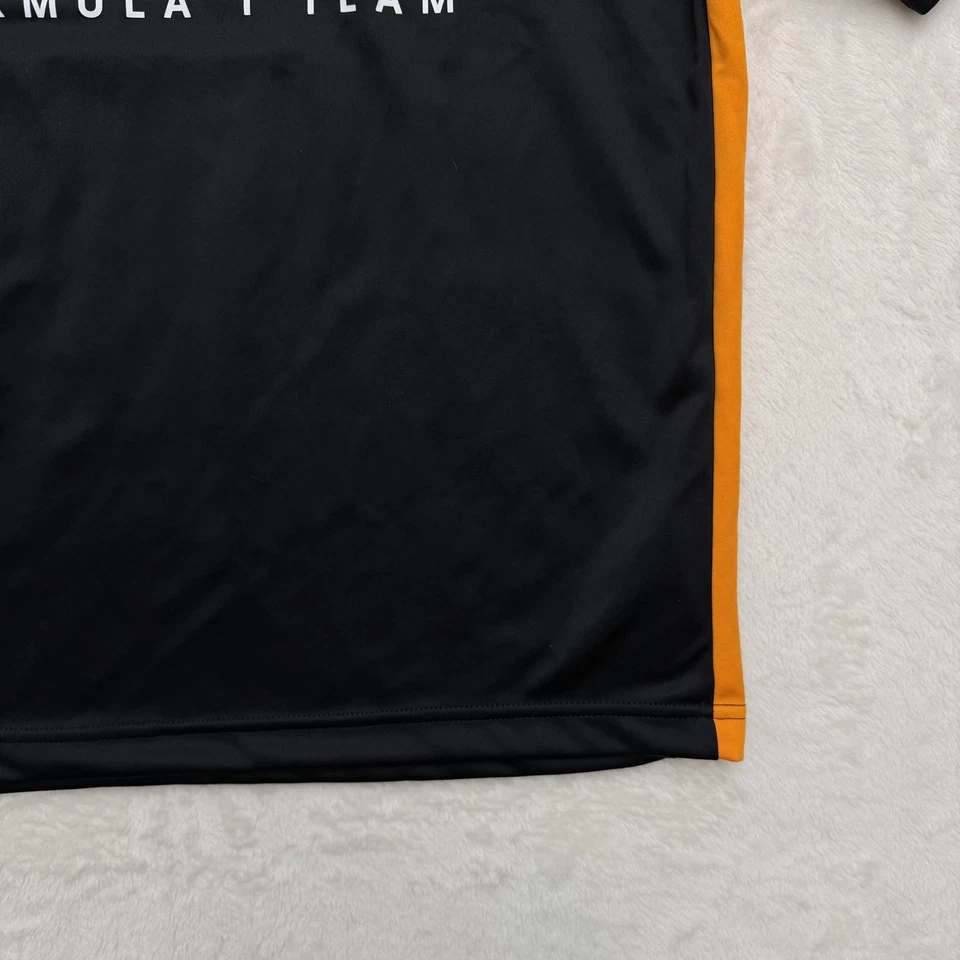 McLaren Formula 1 Team Hollister Shirt Mens XS Black Orange Lando Norris LN4 F1 - Image 4 of 4