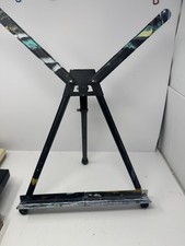 Artist Loft Metal Folding Tabletop Painting Art Easel With Paint Splatters