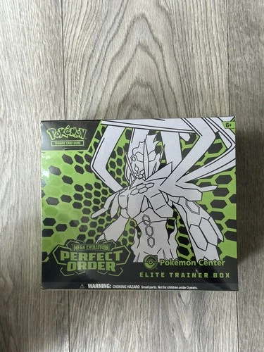 Pokemon TCG Mega Evolution Perfect Order Pokemon Center Elite Trainer Box ETB