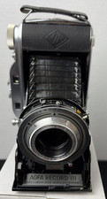 RARE classic 6x9 - Agfa Record III Prontot-SV lens Good Bellows W/Leather Case