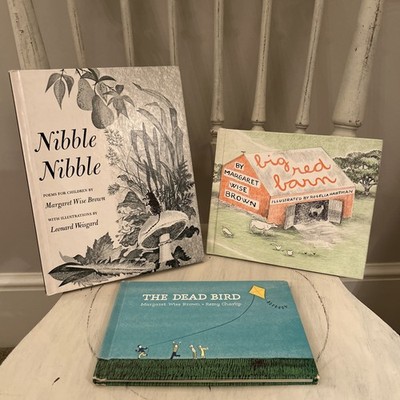 Vintage The Dead Bird Hardcover by Margaret Wise Brown + Big Red Barn Nibble Nib