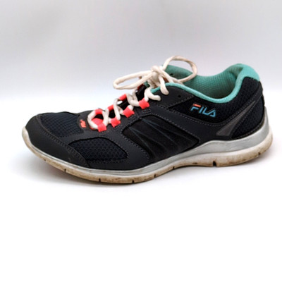 Fila Shoes Womens Gray Orange 8 Running Sneakers Comfort 5SG30028-074