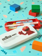 SESAME STREET KIDS Cutlery Set ELMO From JP NEW