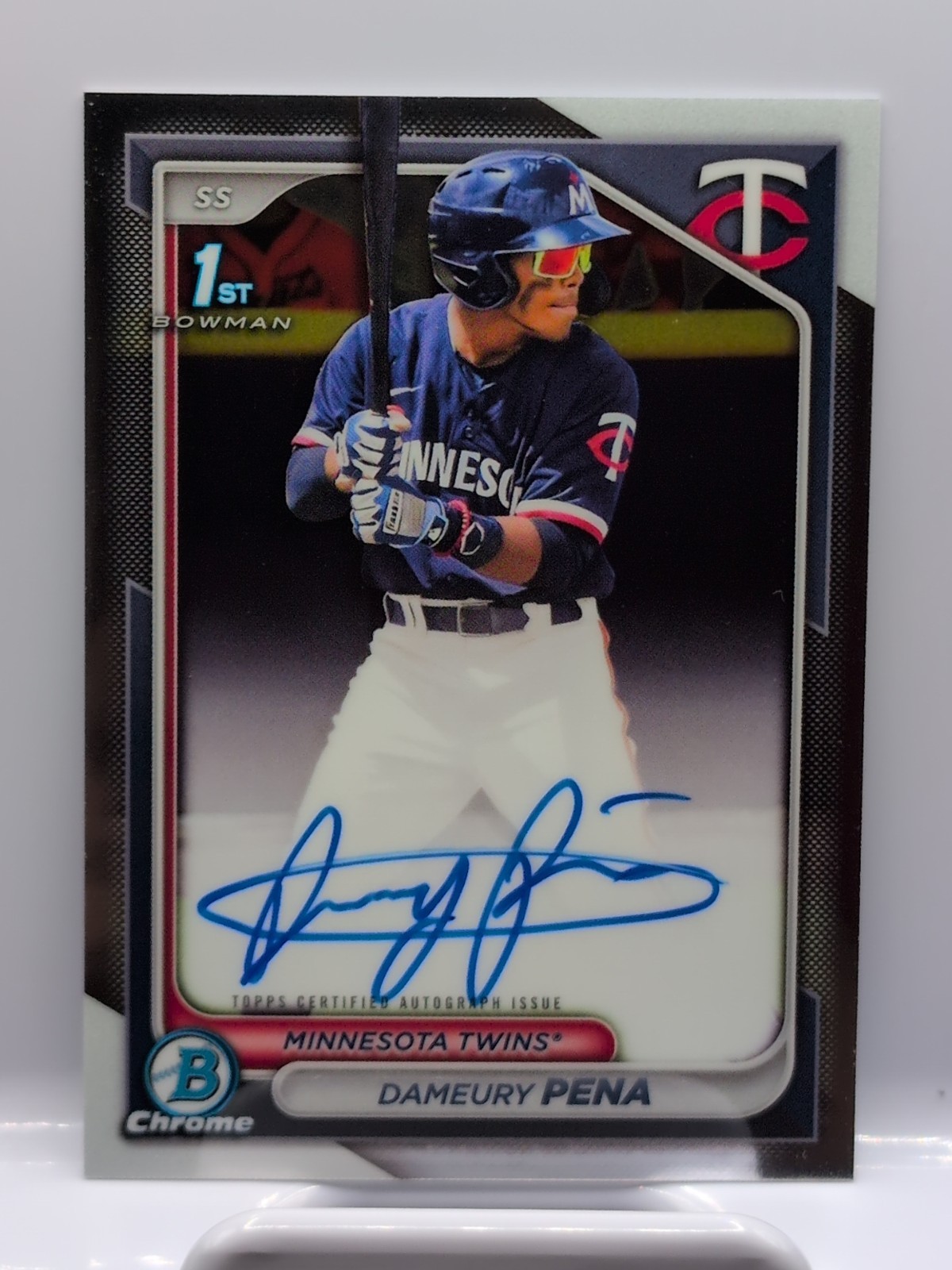 2024 Bowman Chrome  DAMEURY PENA  1st Prospect Auto  #CPA-DPE  - TWINS