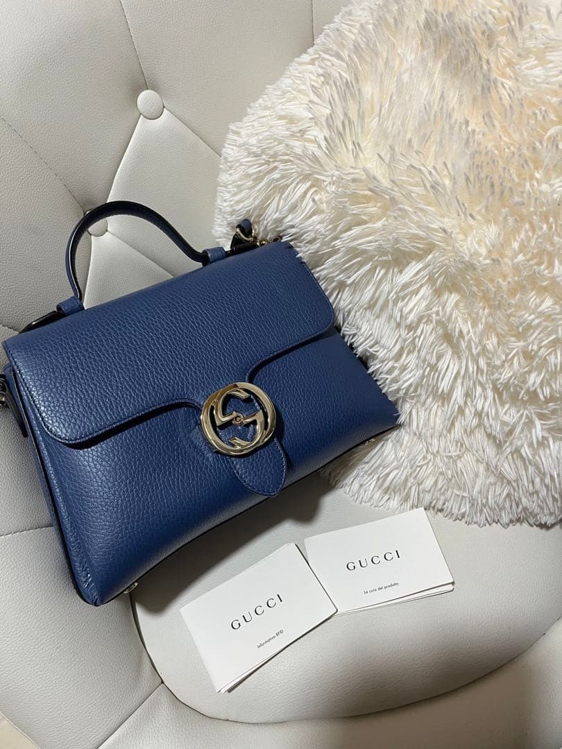 GUCCI GG Shoulder Bag Blue — image 15