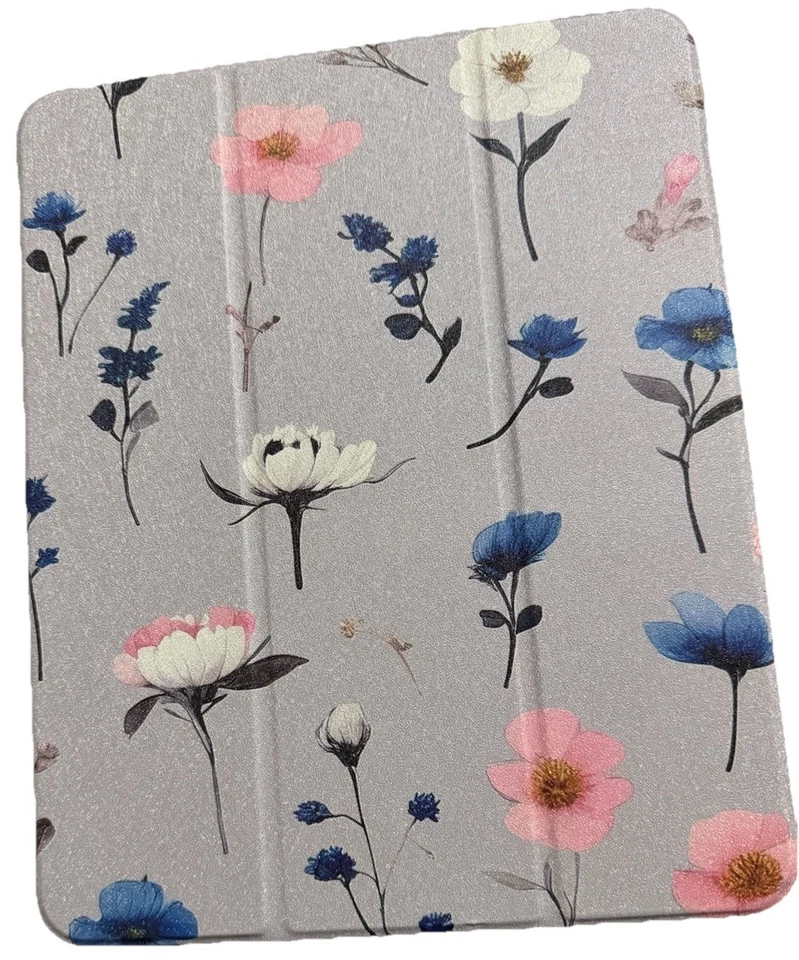 Brand new Soke Case for iPad Pro 13 with pencil holder, Tri-Fold, Flowers - Image 2 of 4