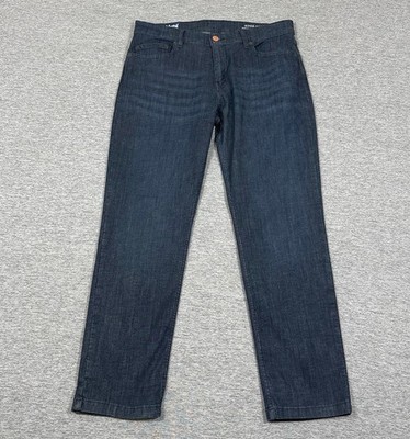 Mugsy Jeans Mens Size 36x30 Blue Stretch Denim Good Hangs Straight 5-Pocket