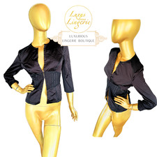 Sculpture Blazer By Wolford 38 S Small Jacket Elegant Shine Wrap