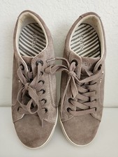 Taos Retro Star Beige Suede Leather Fashion Laced Sneakers Shoes Size 8 Women  s