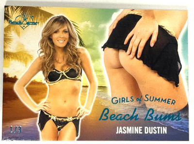 JASMINE DUSTIN 2025 Benchwarmer Girls of Summer BEACH BUMS 1/3