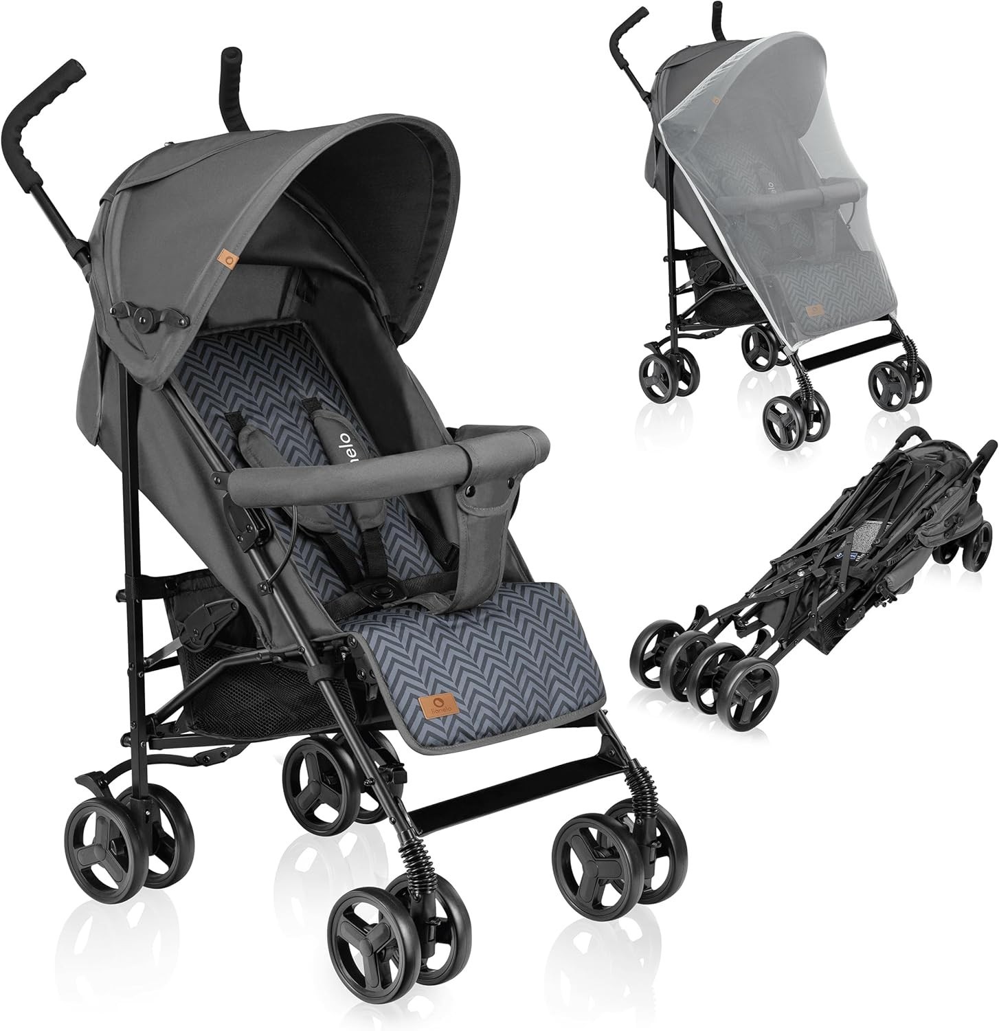 Poussette légère Lionelo Elia canne pliable bébé 6-36 mois - 3