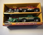 Tonka off road adventure 2 piece trailer set Fire Department Ranger Vintage Rare