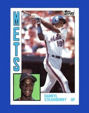 1984 Topps Set-Break #182 Darryl Strawberry RC VG-VGEX *GMCARDS*