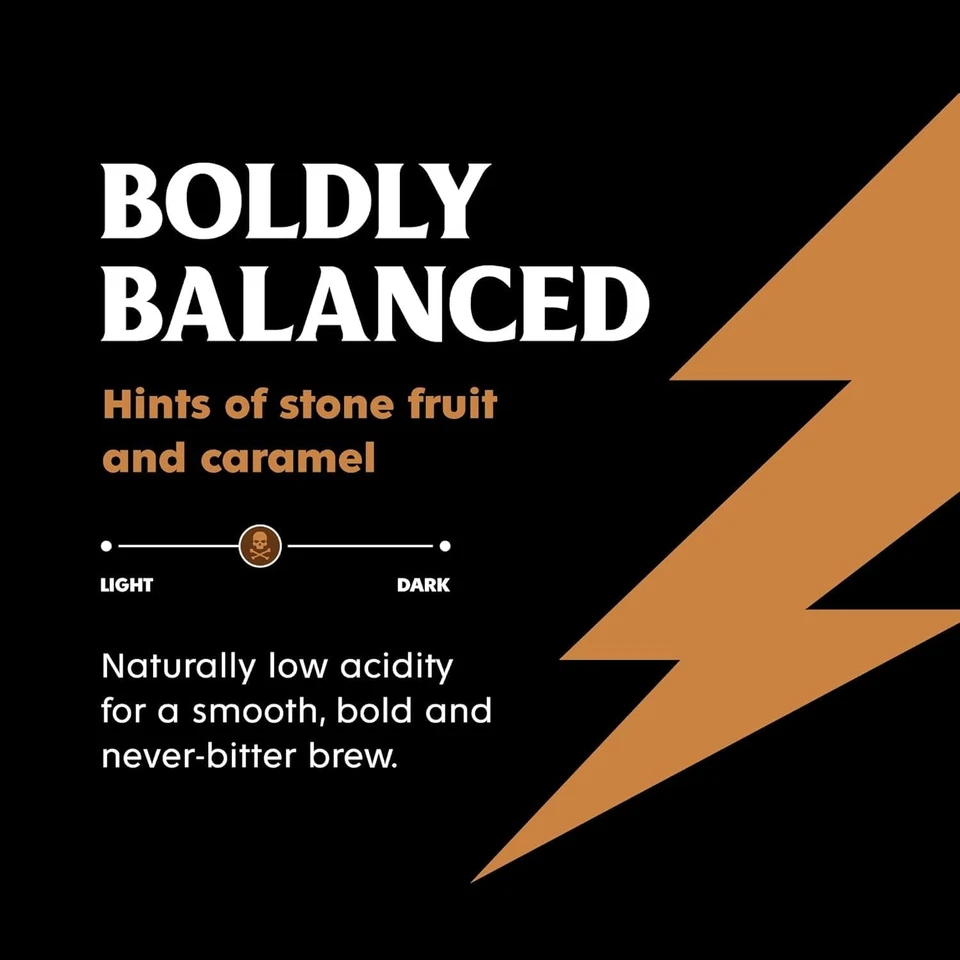 Café Death Wish, Orgánico y Comercio Justo, Tostado Medio, 16 Onzas (Pack de 1)  Foto 4 de 4