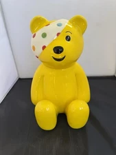 PUGSLEY PIGGY BANK ORNAMENT MONEY BOX - CHILDREN IN NEED -Louise Kennedy